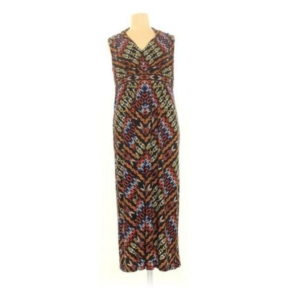 Chico's Dress Womens 3 Maxi Geometric Boho - Picture 1 of 7